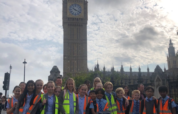 Year 6 visit Houses of Parliament